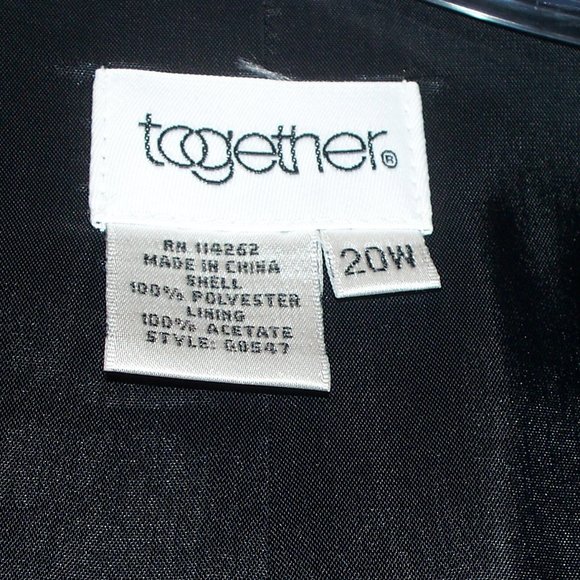 Beautiful Black Blazer with pretty sequins 16W - Picture 3 of 4